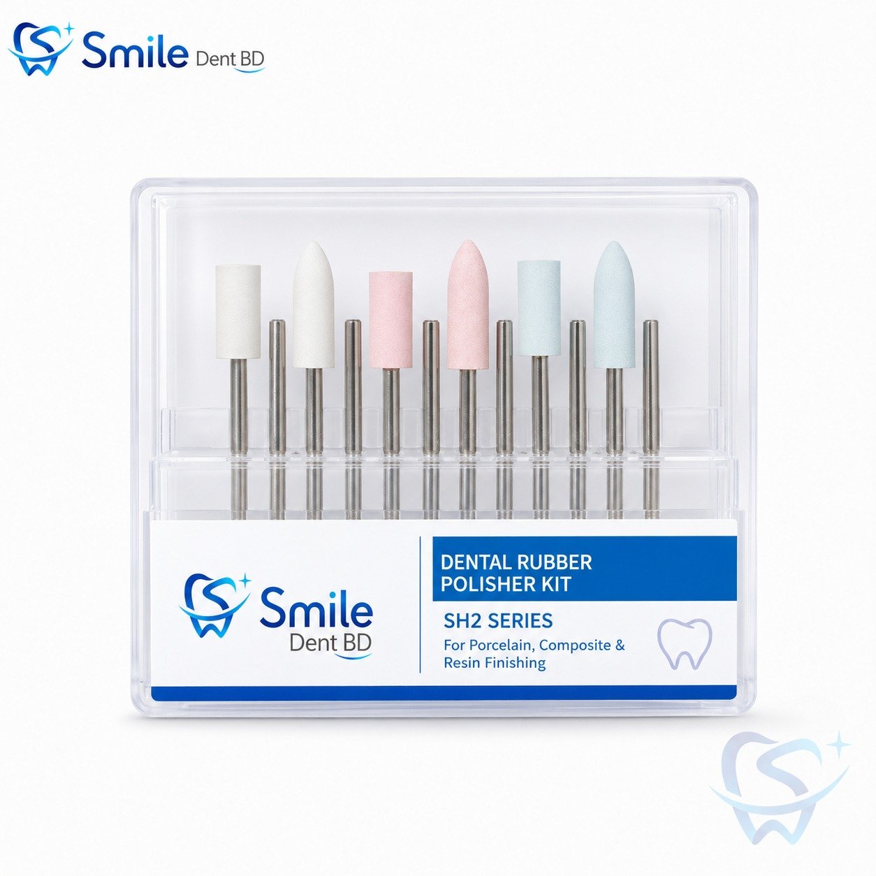 Dental rotary polishing heads assorted shapes