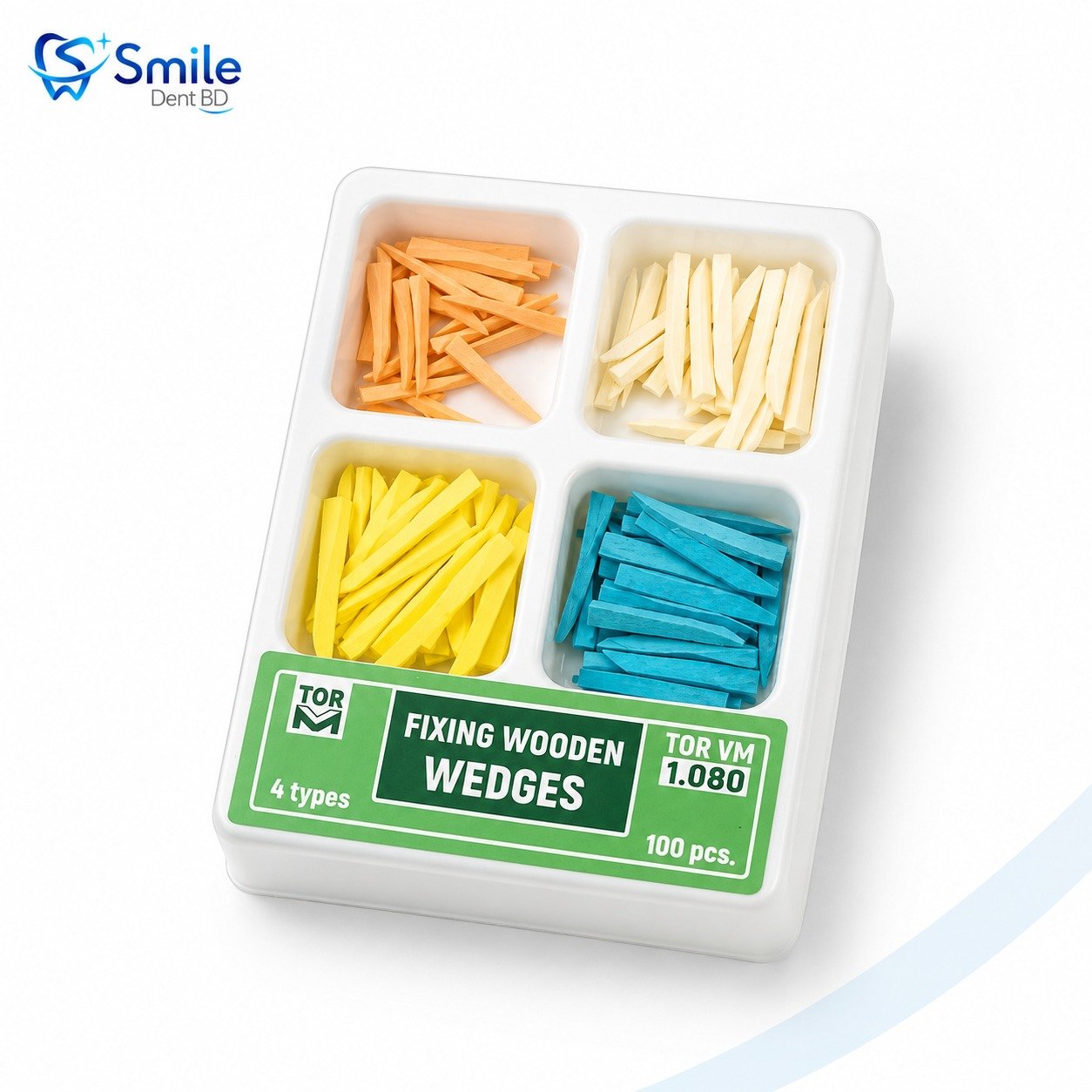 Dental wooden wedges for Class II restorative procedures