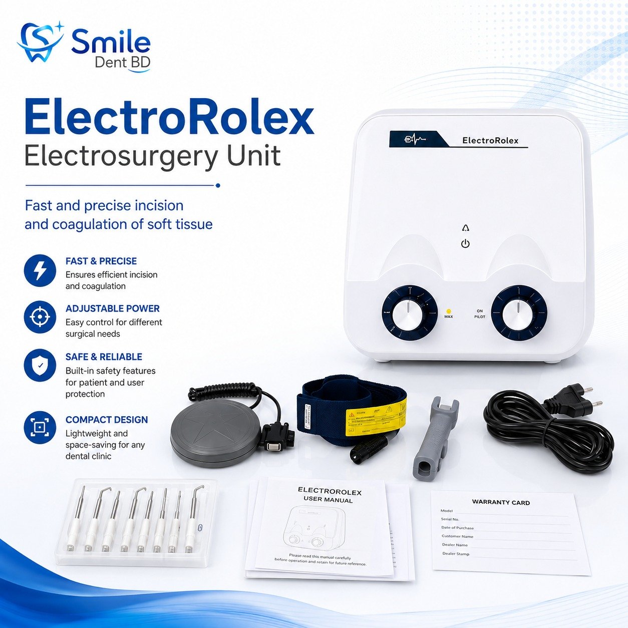 EA Medical ElectroRolex dental electrosurgery unit