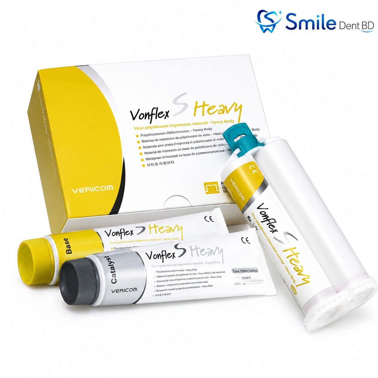 VERICOM Vonflex S Heavy cartridge and tube impression material